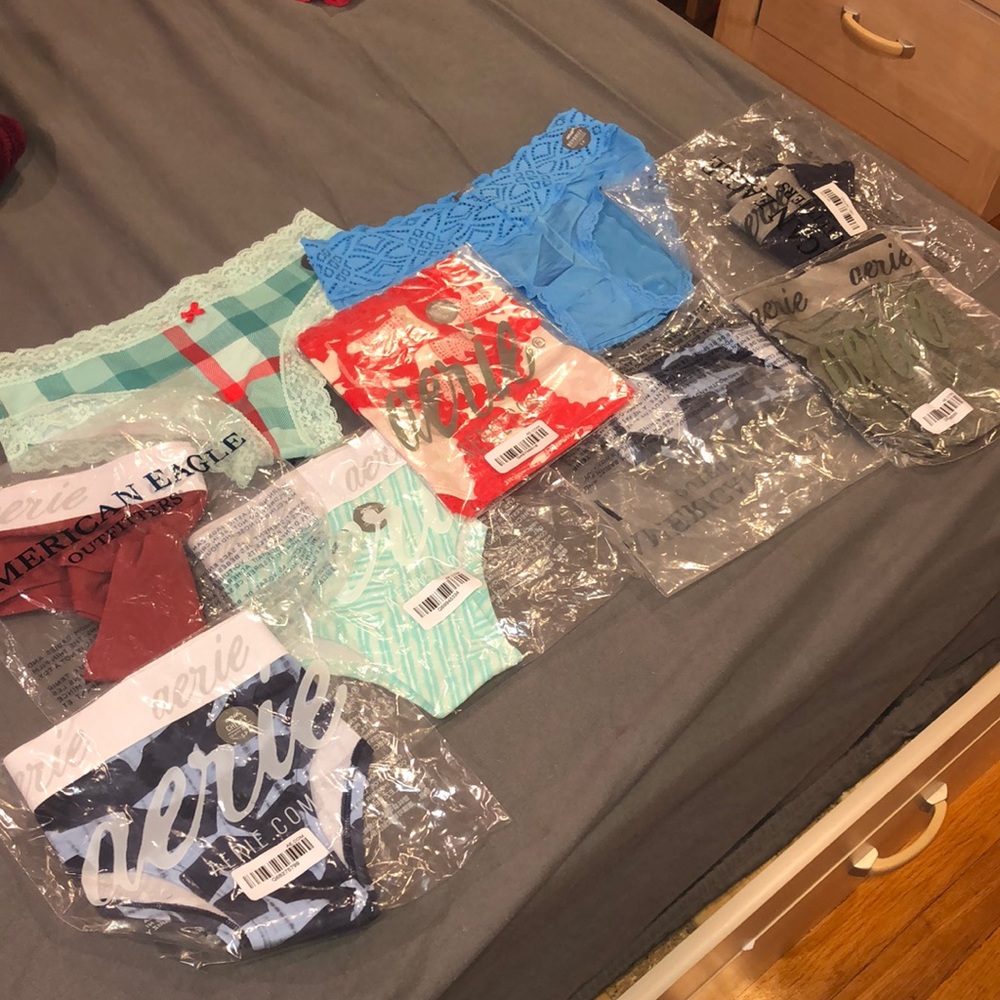 LOT OF NINE NEW AERIE PANTIES